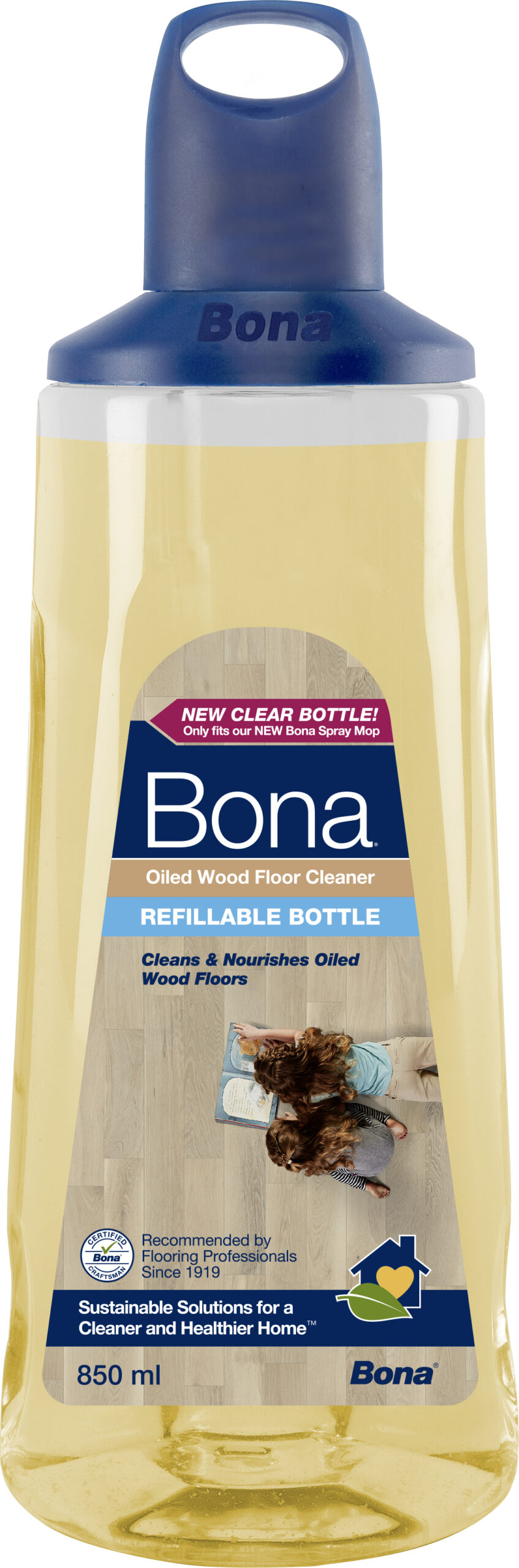 Bona Spray Mop Refill – Olierede gulve 0,85 L
