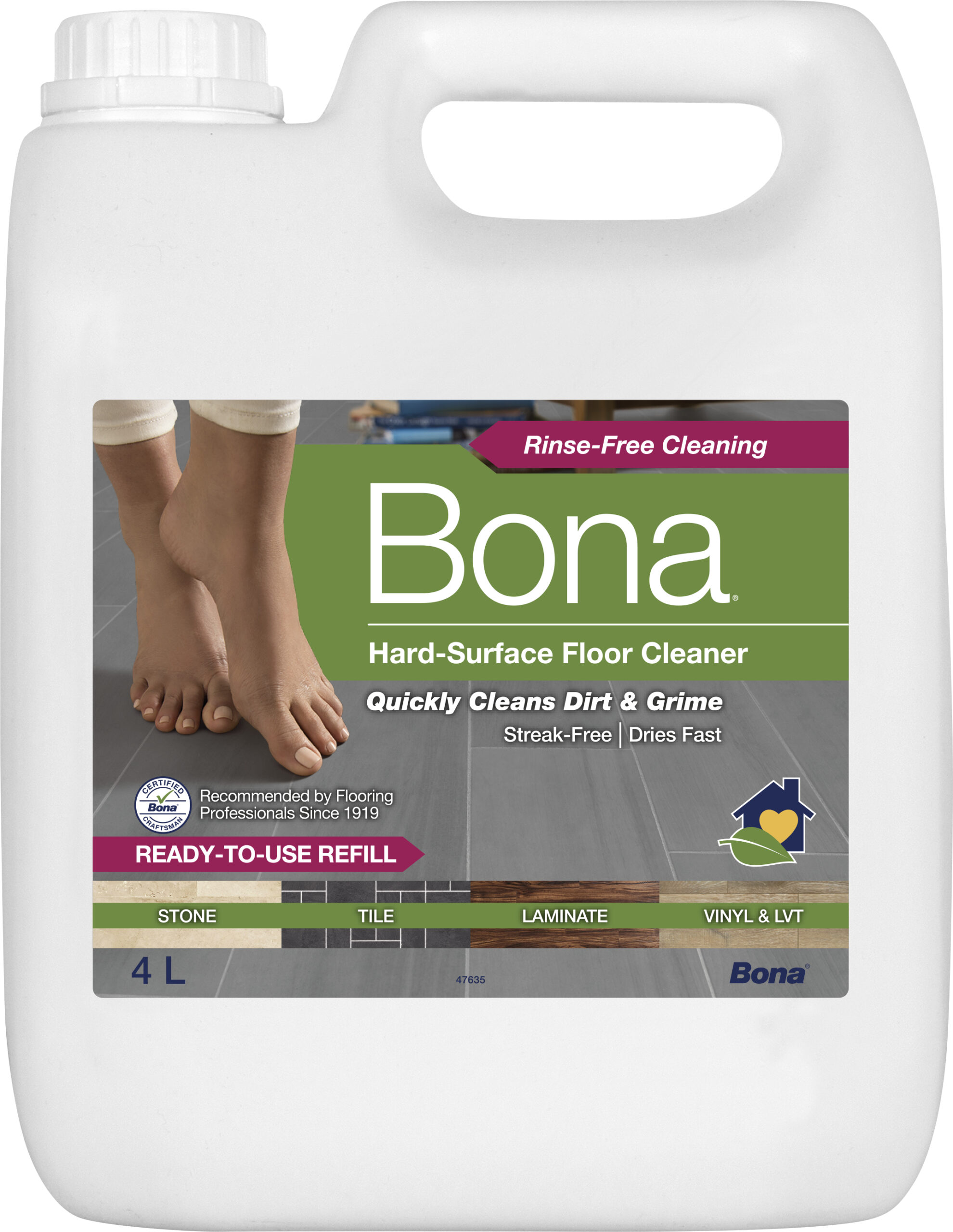 Bona Spray Mop Refill – Klinker/Laminat 4 L
