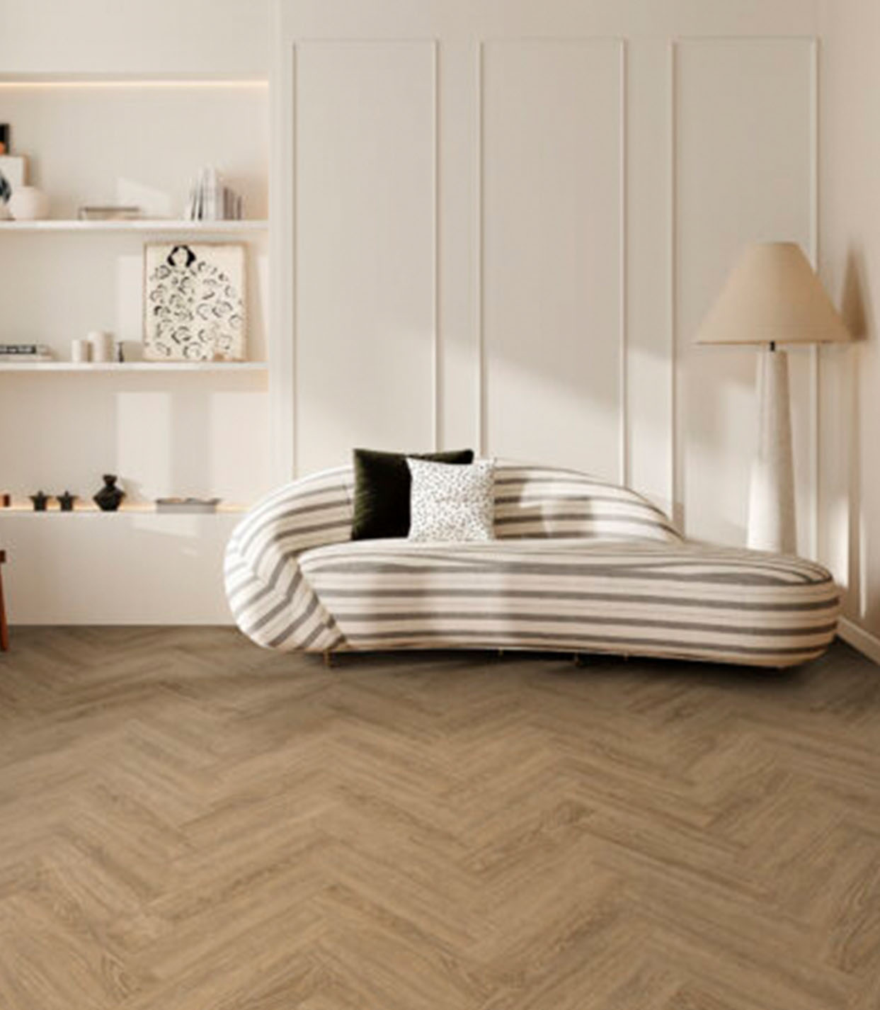 XpertPro Glue Down Herringbone Light Oak 9386 95x380mm (2,6 m²/pk)
